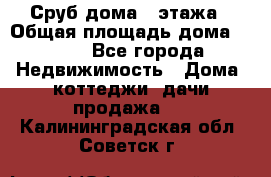 Сруб дома 2 этажа › Общая площадь дома ­ 200 - Все города Недвижимость » Дома, коттеджи, дачи продажа   . Калининградская обл.,Советск г.